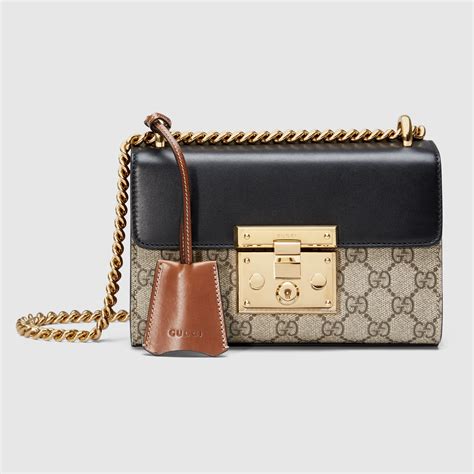 gucci padlock small gg shoulder bag women|gucci tian supreme shoulder bag.